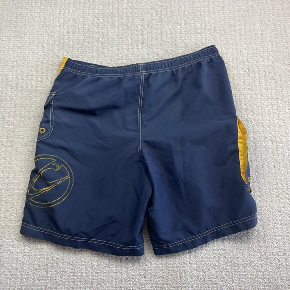 VTG Y2K Men’s O’Neil Surf Board Shorts Trunk 90s Blue / Yellow Grunge Blue Read - Picture 8 of 12